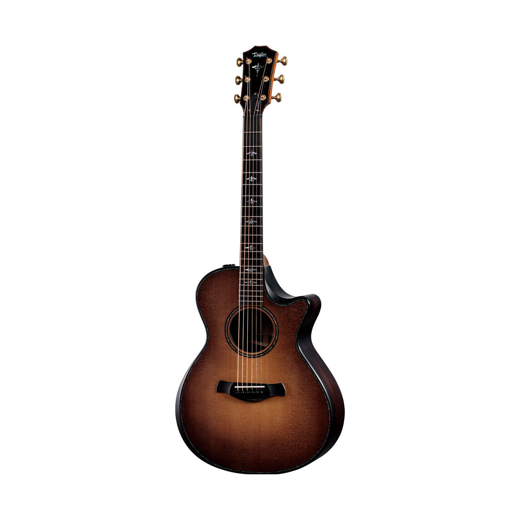 Taylor Builder's Edition 912Ce V-Class Grand Concert Acoustic Guitar w/Case, Wild Honey Burst Top