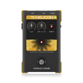 TC-Helicon VoiceTone T1 Adaptive Tone Vocal Effects Pedal (000