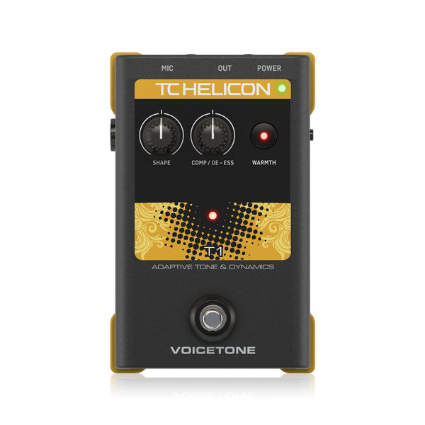 TC-Helicon VoiceTone T1 Adaptive Tone Vocal Effects Pedal