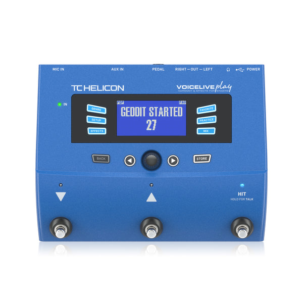 TC-Helicon VoiceLive Play Vocal Effects Pedal – Swee Lee Indonesia