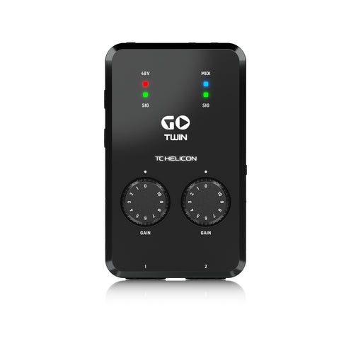 TC Helicon GO TWIN 2-channel Audio/MIDI Interface