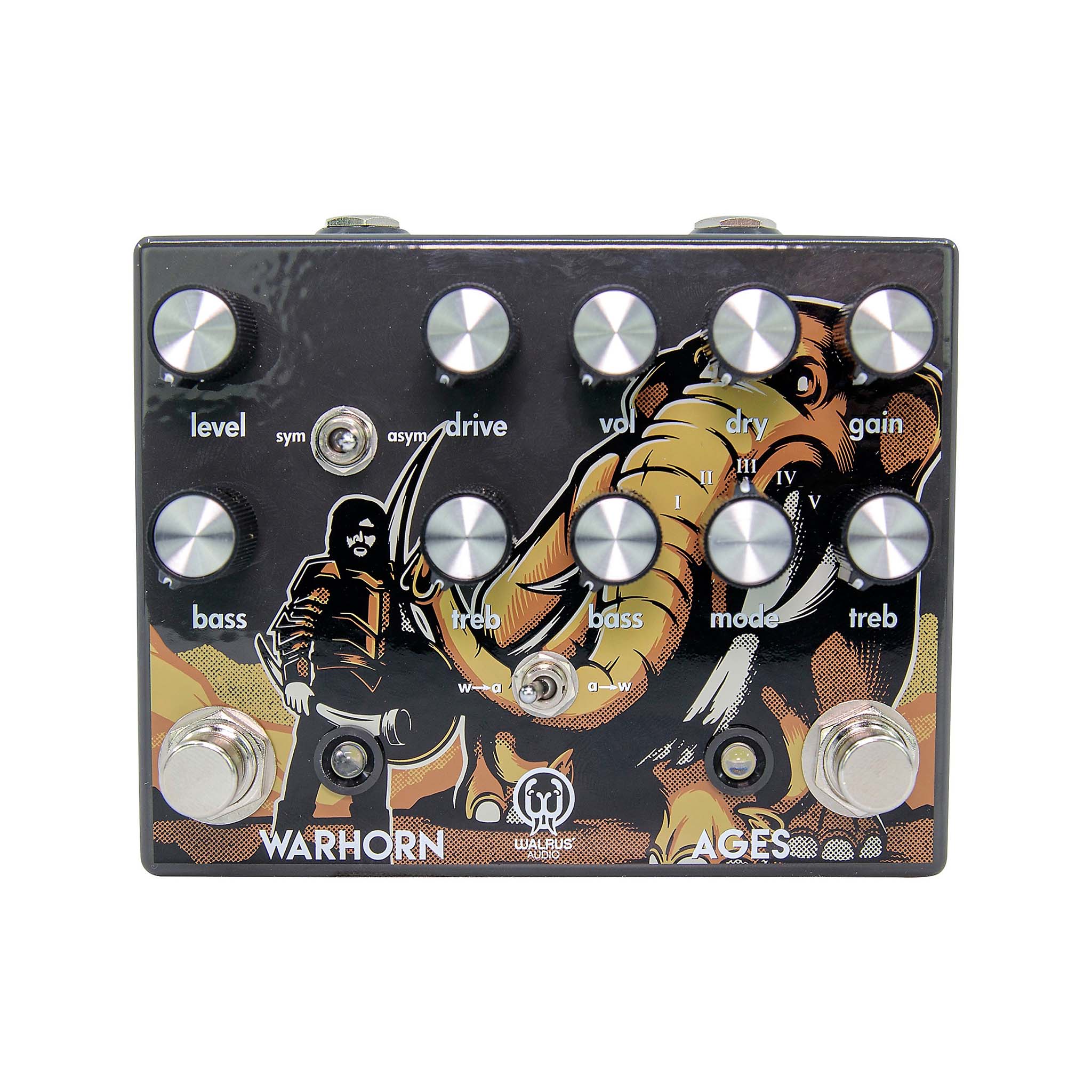 Walrus Audio Ltd Ed Warhorn/Ages Combo Overdrive Guitar Effects Pedal